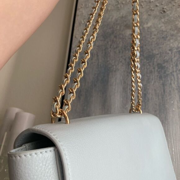 Mint blue Tory Burch satchel - Picture 3 of 7